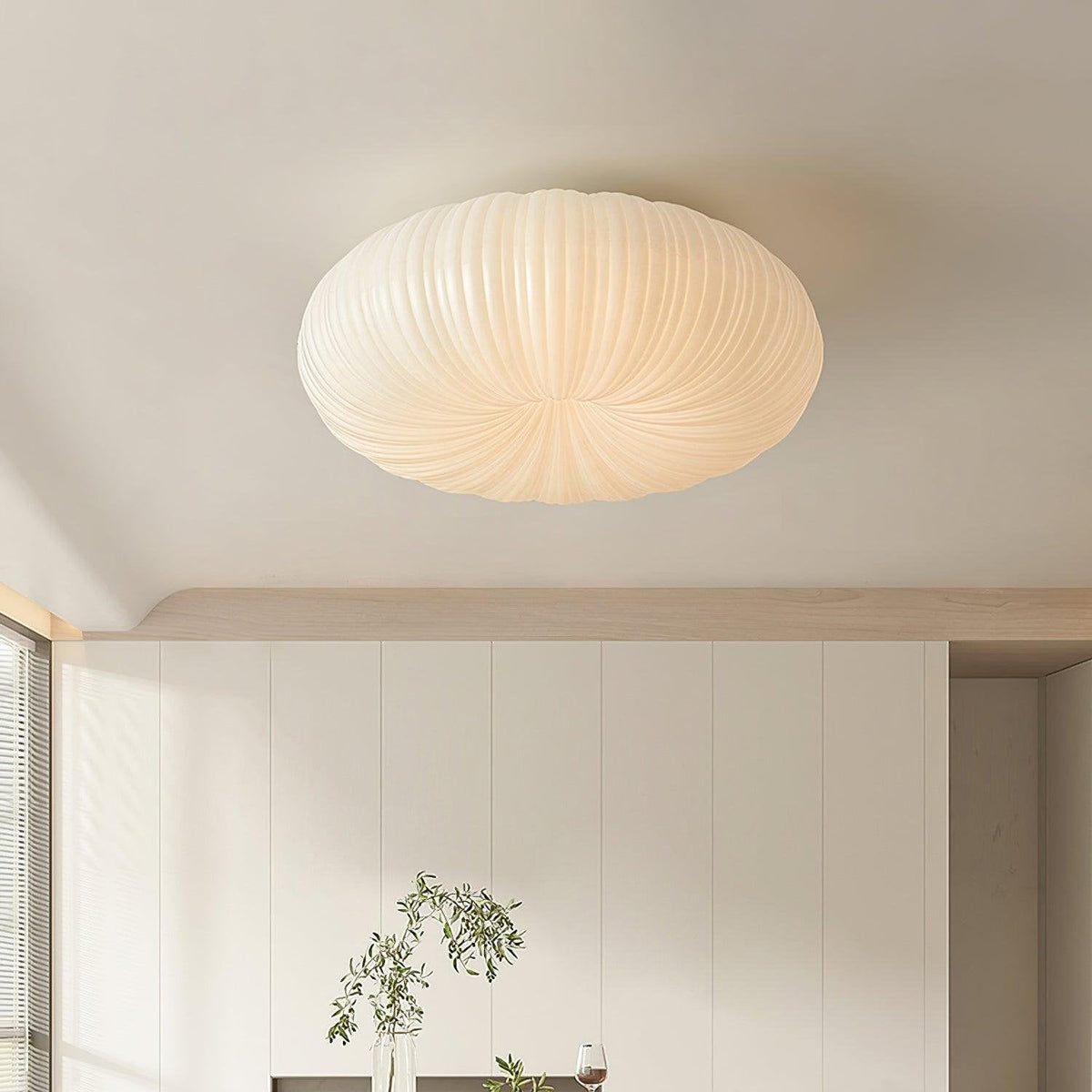 Moderne LED-loftslampe med fjernbetjening - komfort og elegance