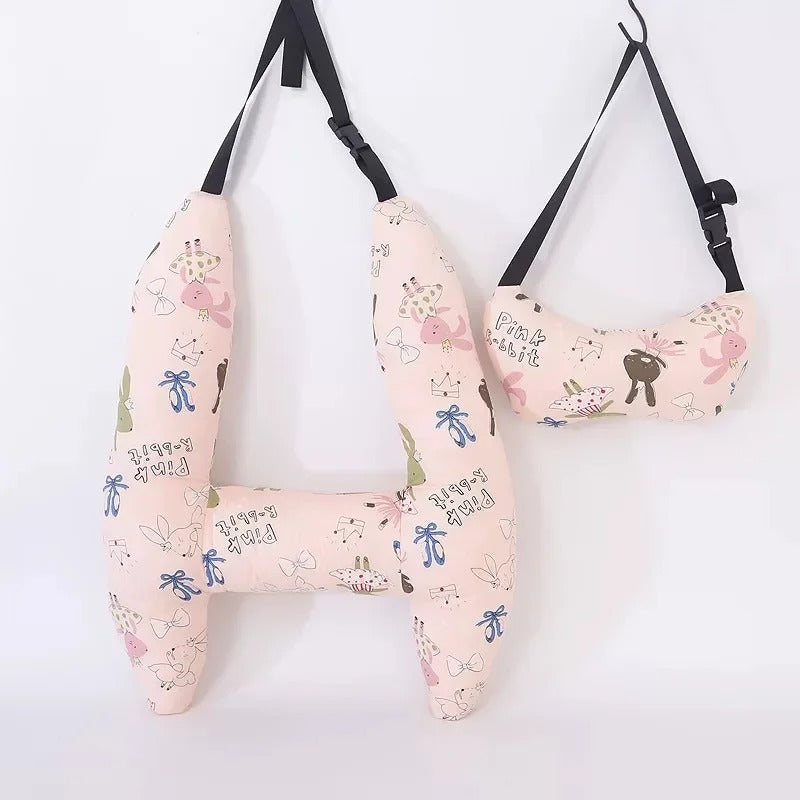 Detský cestovný vankúš - podpora hlavy a pokojný spánok