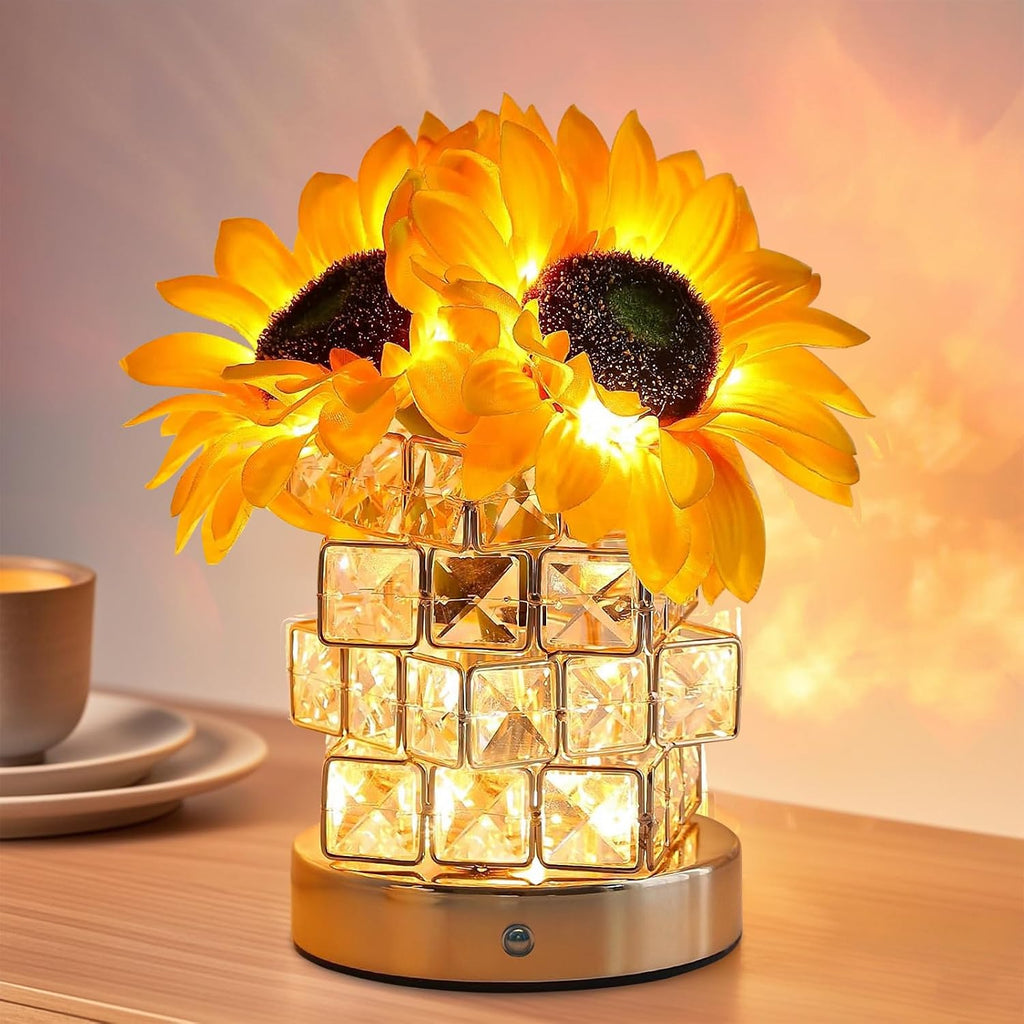 Tafellamp Zonnebloem – Warme en Decoratieve Verlichting 