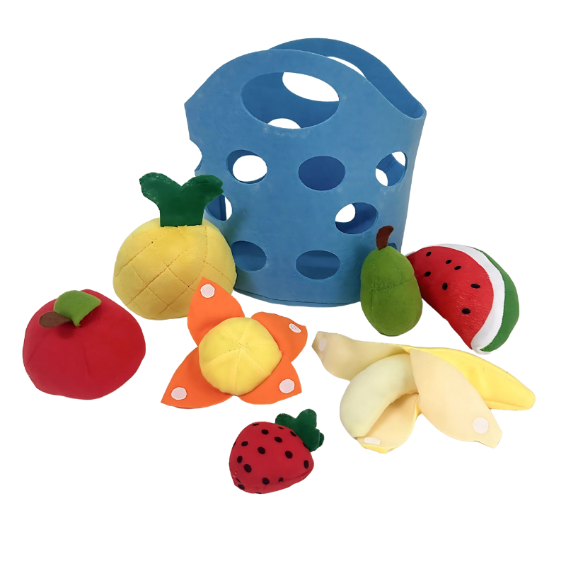 Coș de pâslă pentru copii - distracție și descoperire zilnică