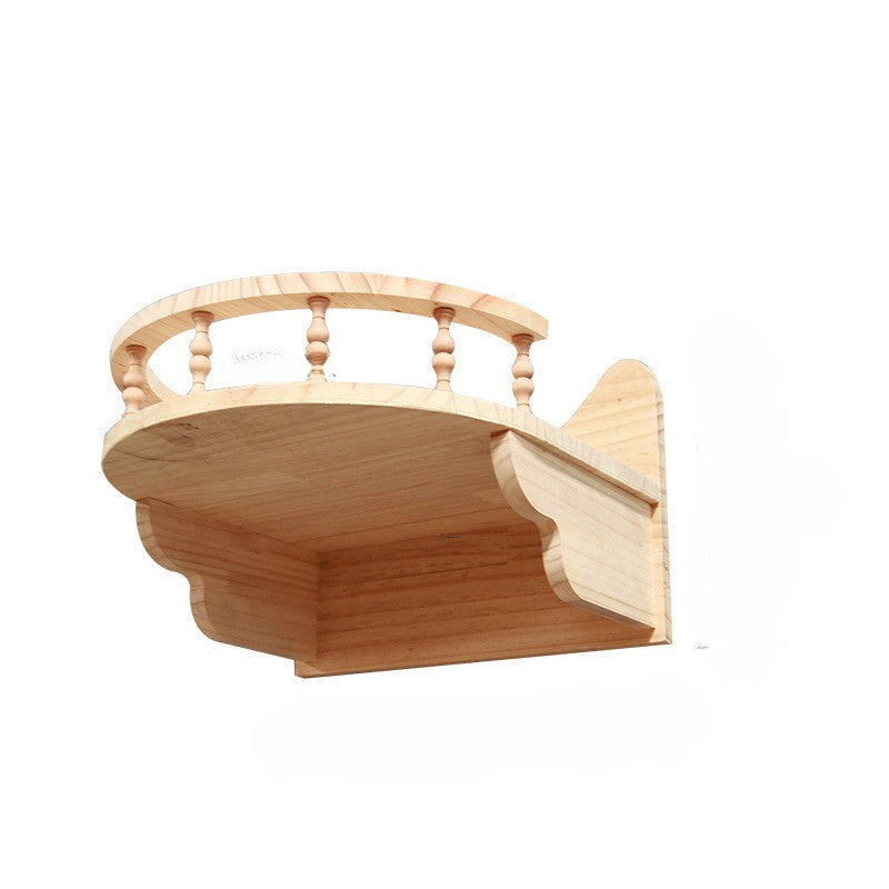 Cadre D'Escalade Mural Pour Chat Avec Plateforme Suspendue Et Échelle