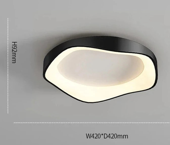 Asymmetrisk LED-loftlampe – Trend og Elegance 