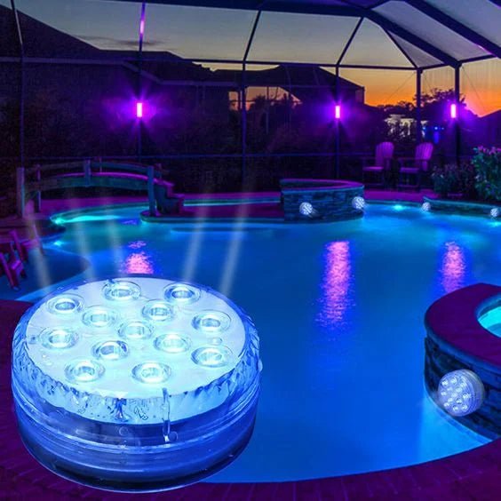 Submersible LED Lamp With Remote Control – Waterproof And Versatile Lighting 