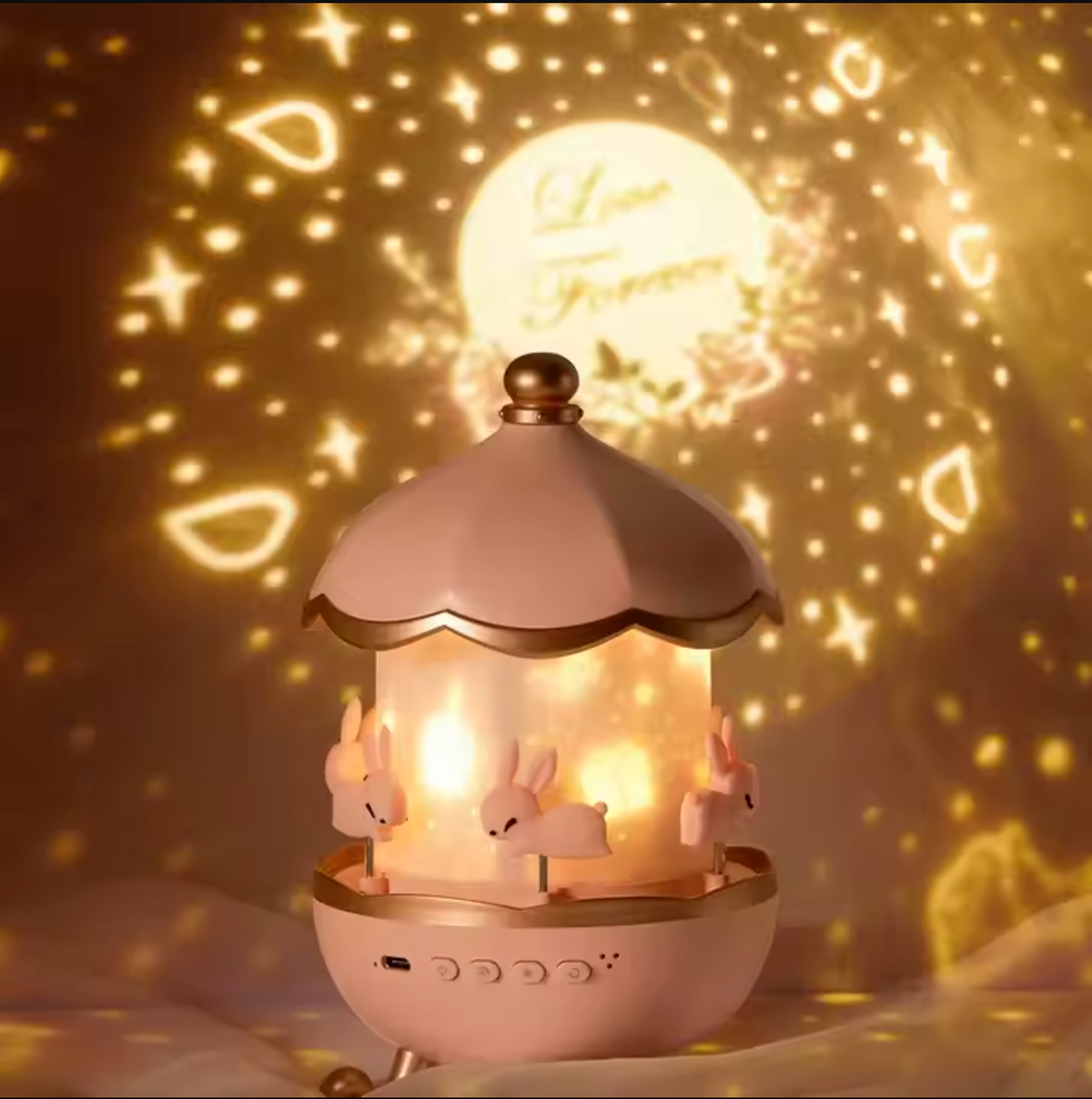 Lampka nocna projektor — Gwiaździste niebo w świetle 