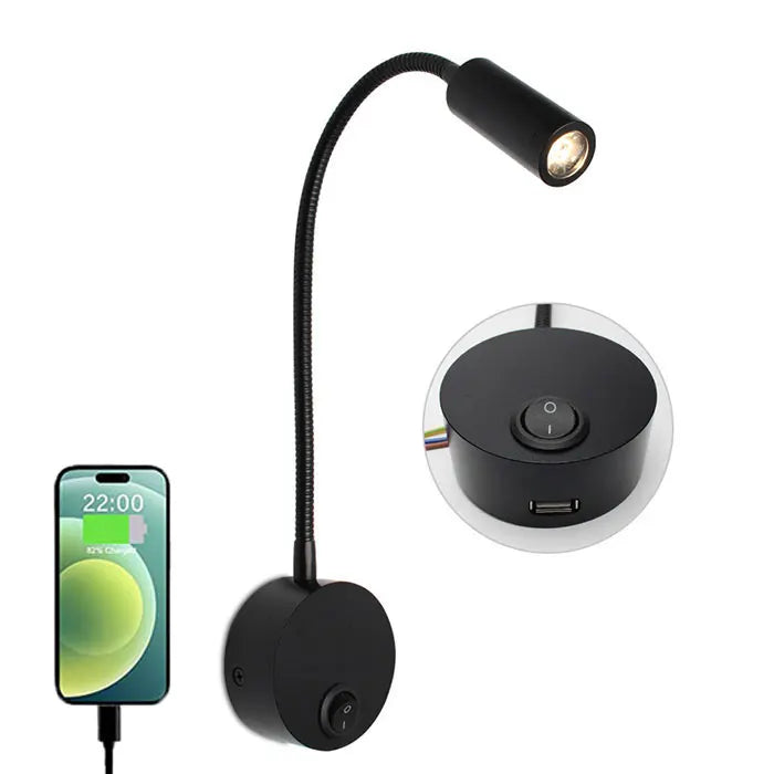 Fleksibel LED-vegglampe - mobilitet, eleganse og målrettet lys