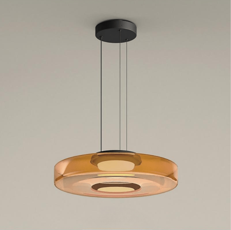 Bauhaus-tyylinen lasinen riippuvalaisin - Eleganssia ja modernia