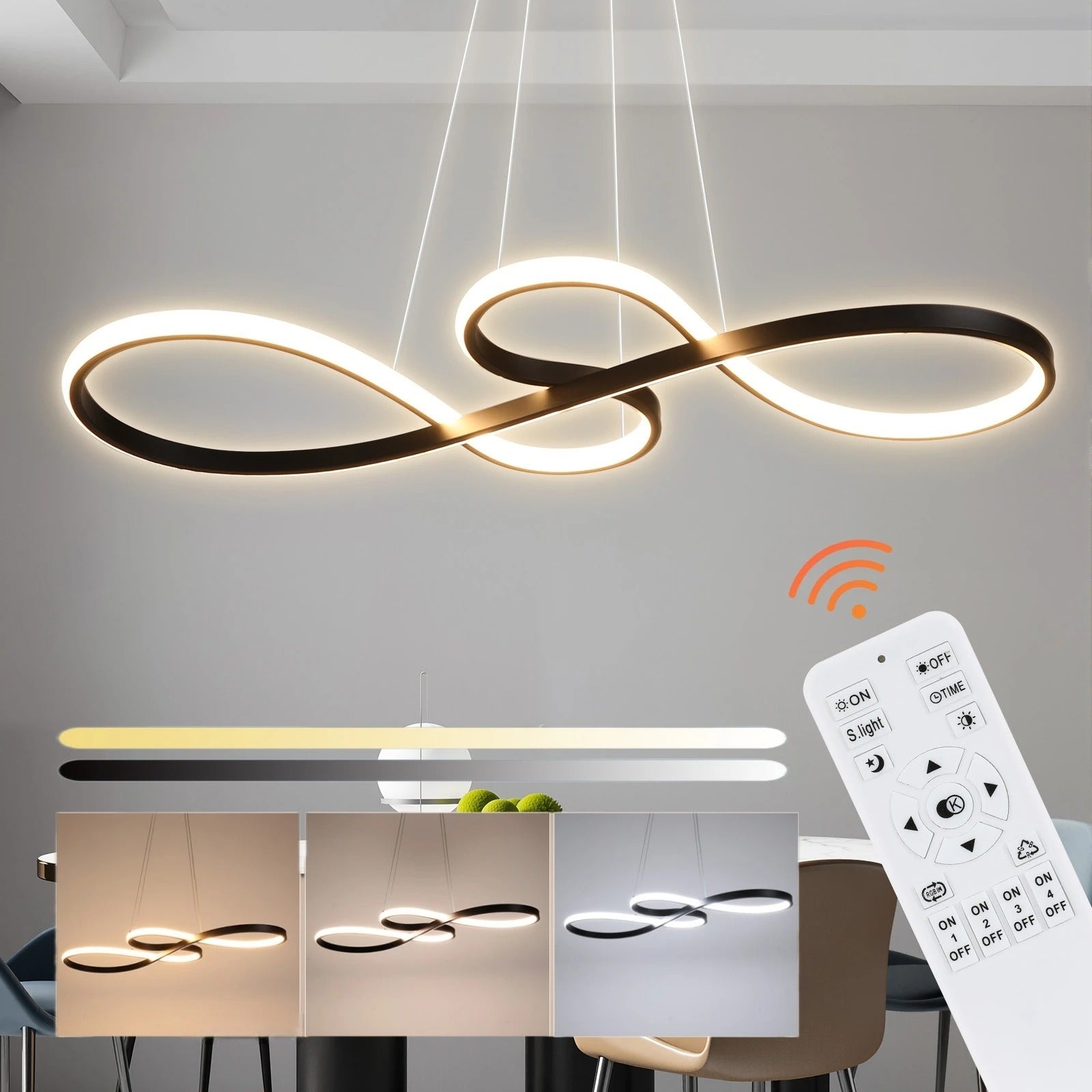 Moderne LED Hanglamp Met Ringen – Elegante En Futuristische Ontwerp 