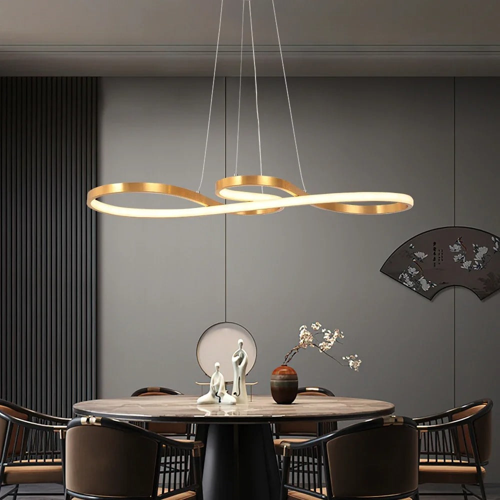 Moderne LED Hanglamp Met Ringen – Elegante En Futuristische Ontwerp 