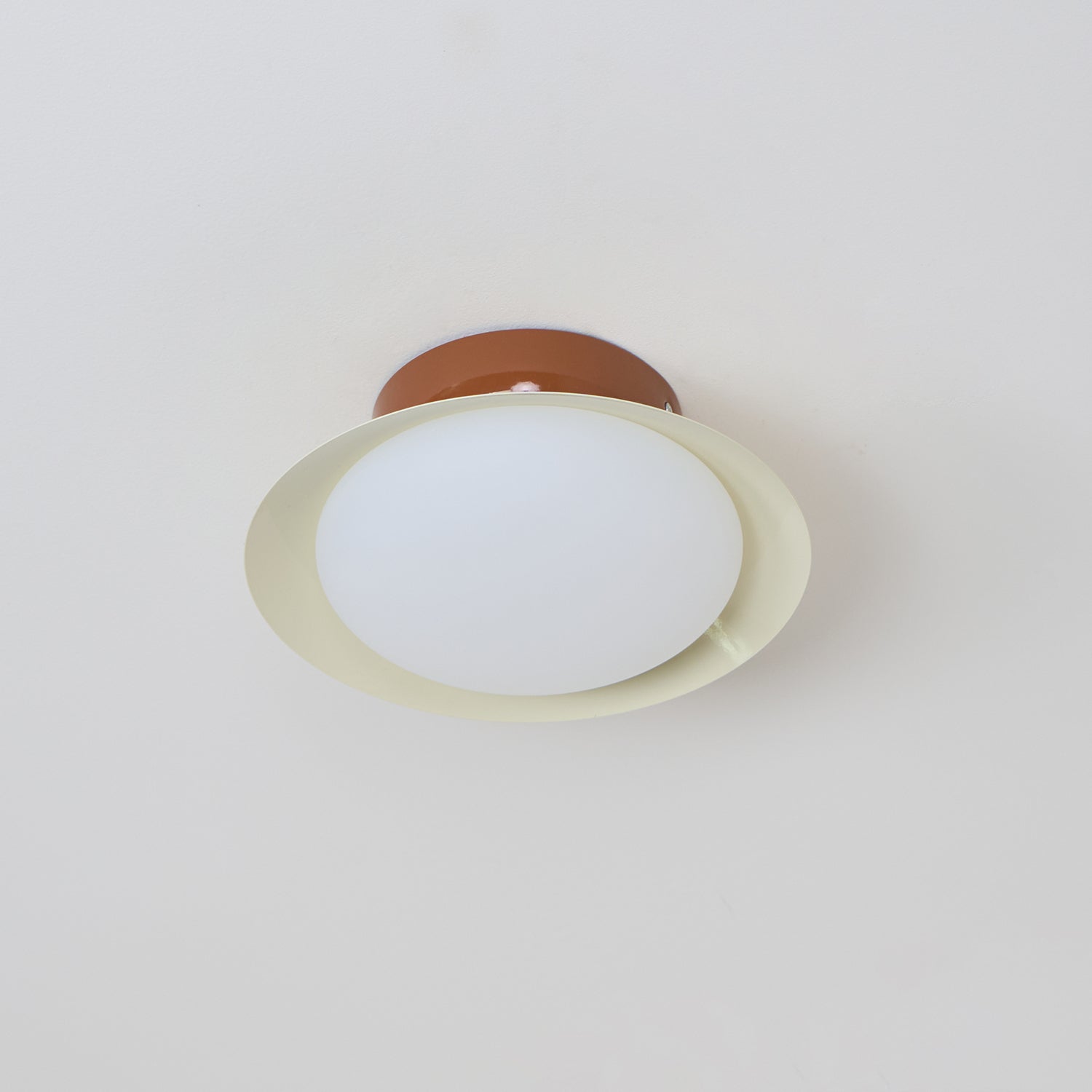 LED Ronde Plafondlamp - Natuurlijke Gloed & Discrete Elegantie