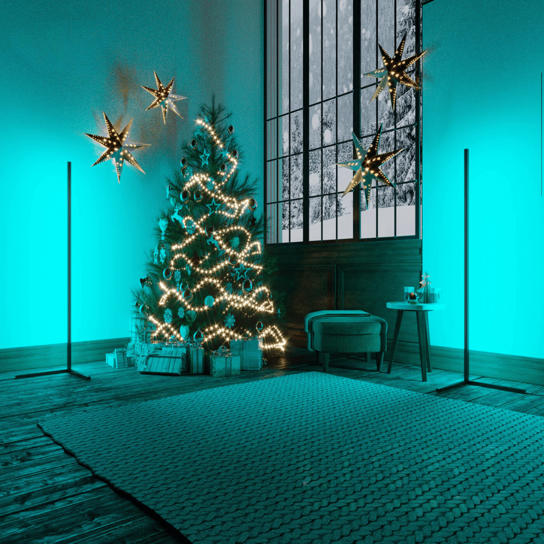 Narożna lampa nastrojowa - Éclat Multicolore & Atmosphère Moderne