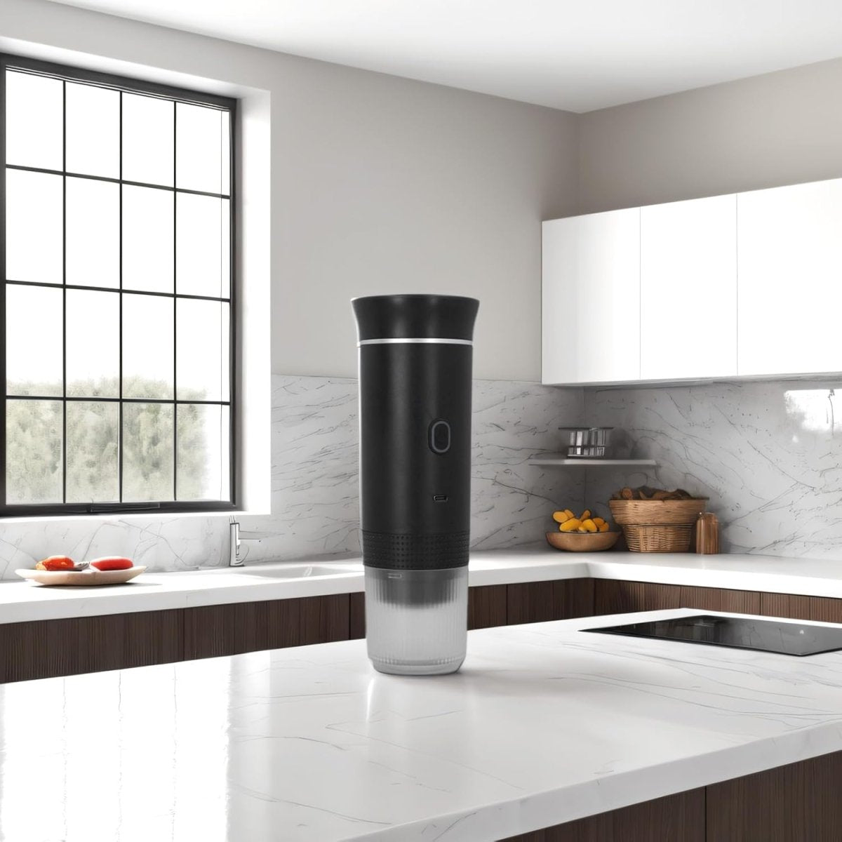 Bærbar 3-i-1 Kaffemaskin – Ideell for kontor, hjem og utendørs 