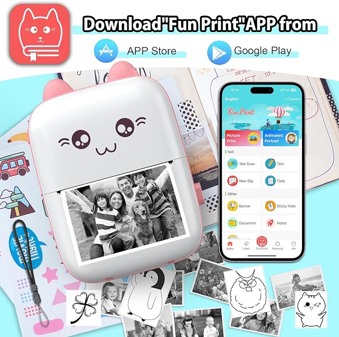 Instantly print your photos from your phone 