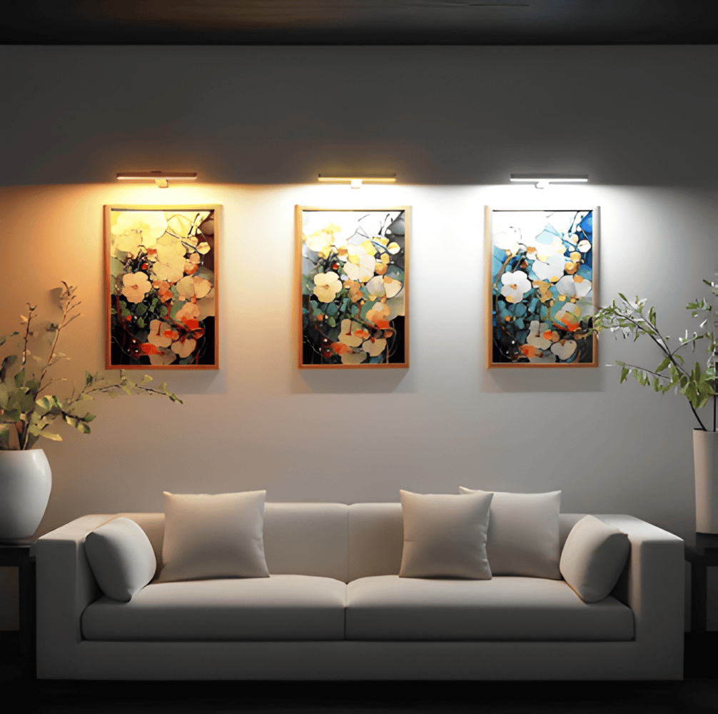 Langaton USB-ladattava LED-seinävalaisin - täysi kierto ja kätevä lataus