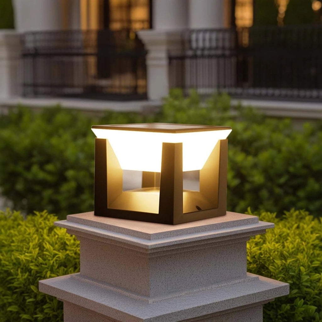 Buitenlamp op zonne-energie - Vierkante vorm & Moderne afwerking