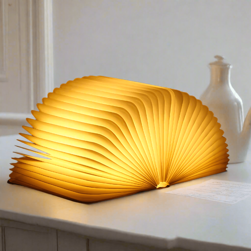 Stolní lampa ve tvaru knihy – Originalita a elegance 