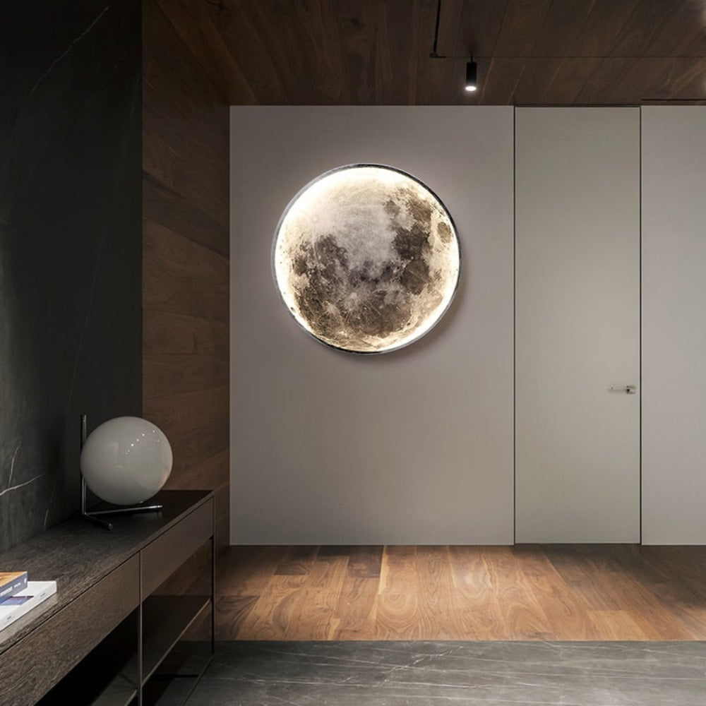 Lampe Murale 3D LED – Lune Pour Une Ambiance Unique