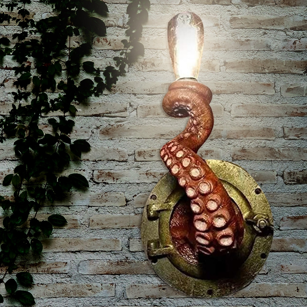 Original Wall Light – Tentacle Design Inspired By The Sea 