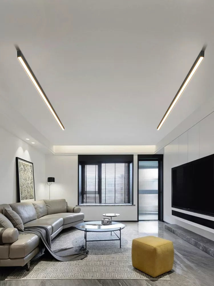 Minimalistisk LED Loftlampe - Skandinavisk Design 