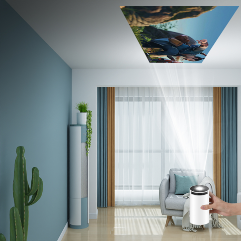 Projetor de Cinema Portátil de Alta Definição 