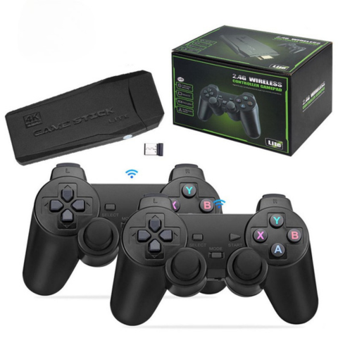 Retro Game Console – 4K Experience and Dual Joystick 