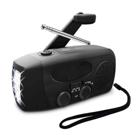 Rádio de emergência com banco de energia solar - Segurança e autonomia totais