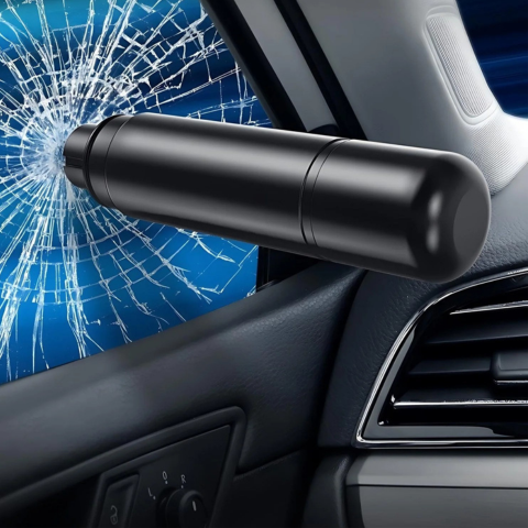 Herramienta compacta de seguridad para el automóvil: diseño práctico y uso inmediato