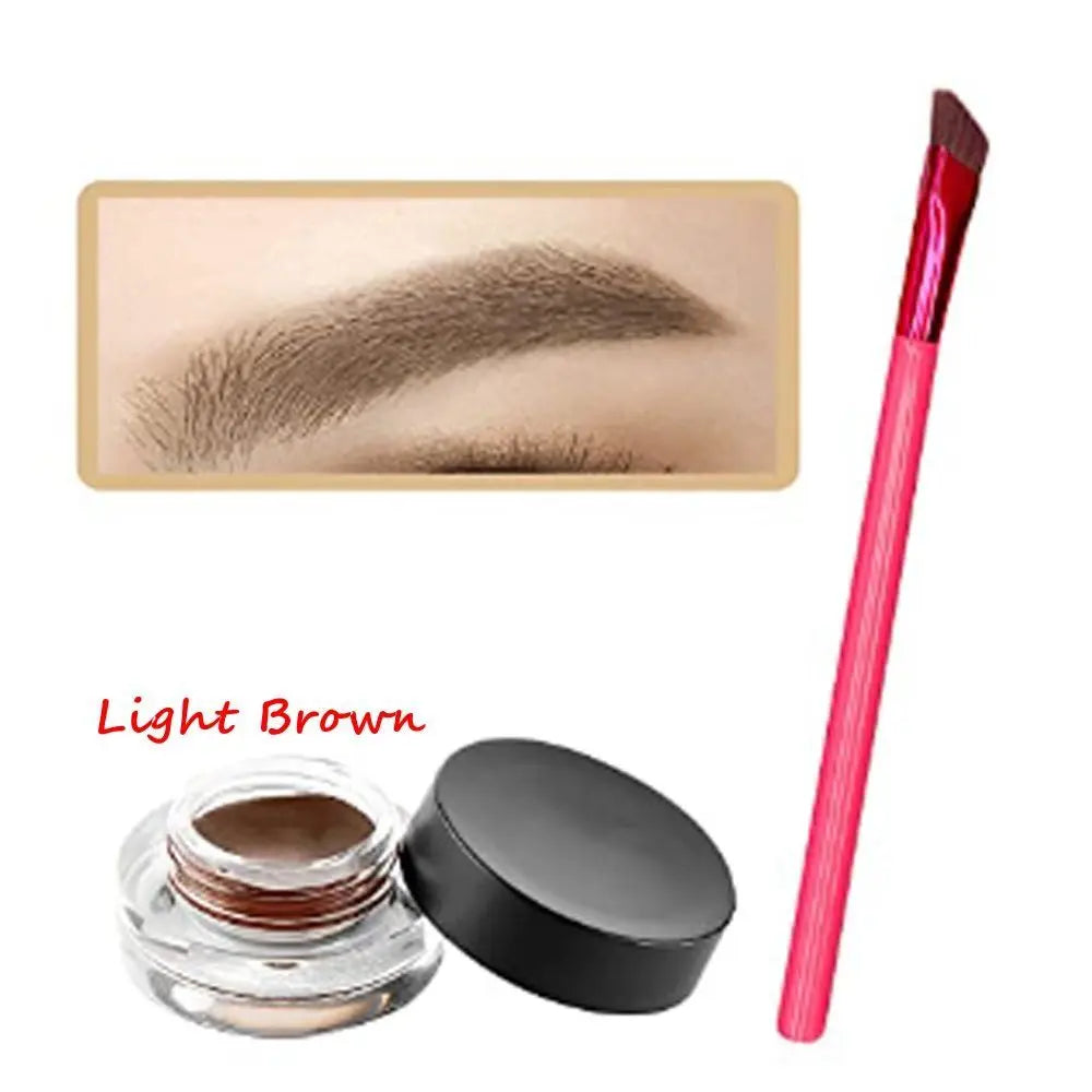 BrowCraft: Ultra-Fine Brush with Included Powder for Perfect Eyebrows 