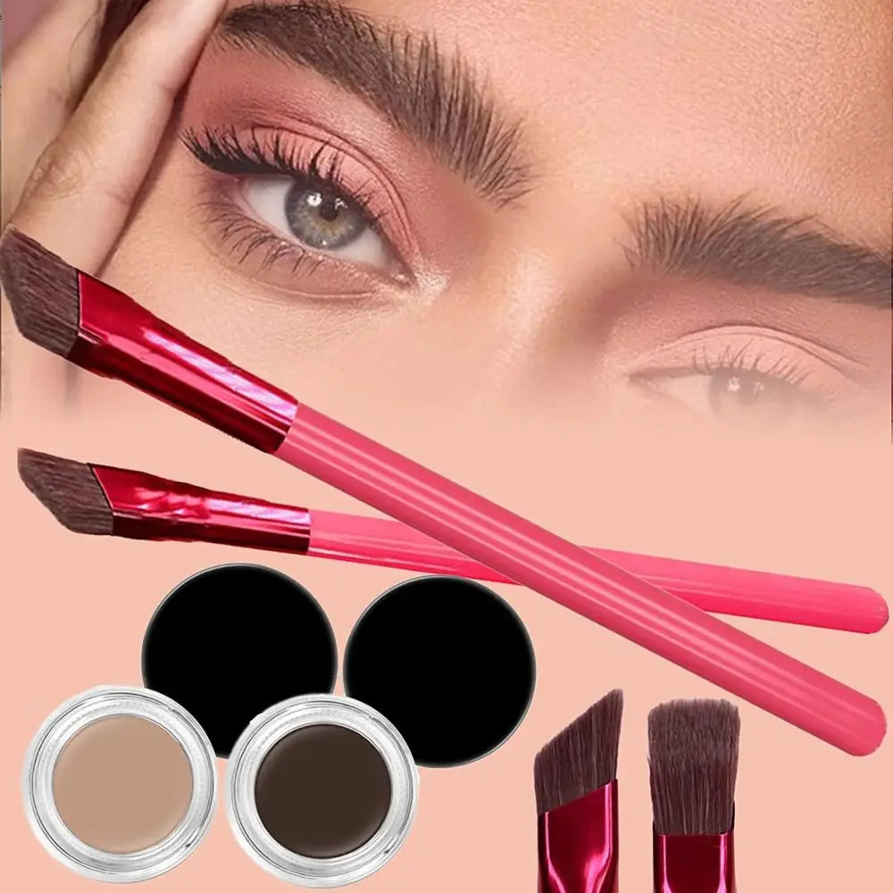 BrowCraft: Ultra-Fine Brush with Included Powder for Perfect Eyebrows 