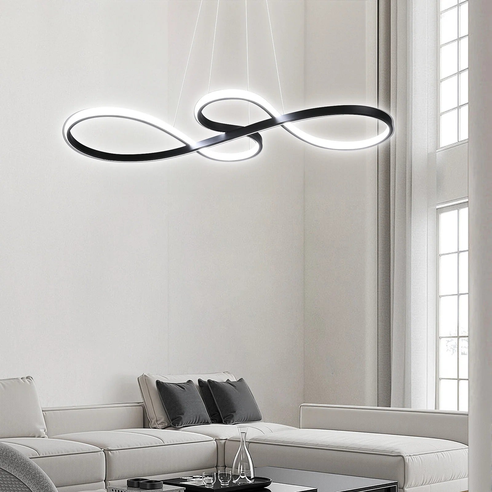 Moderne LED Hanglamp Met Ringen – Elegante En Futuristische Ontwerp 