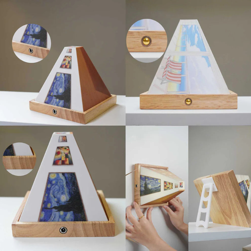 Lampada da Parete Decorativa – Illusione Visiva 3D 