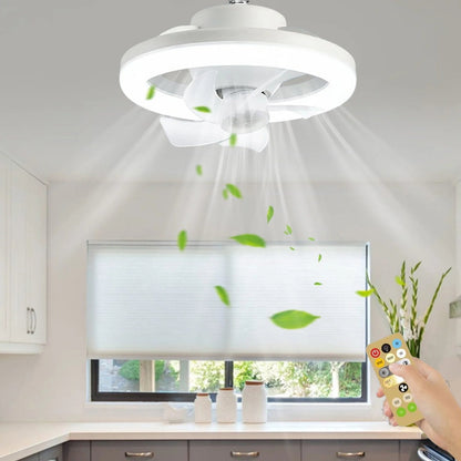 Otočný LED ventilátor pro optimální osvětlení a svěžest 