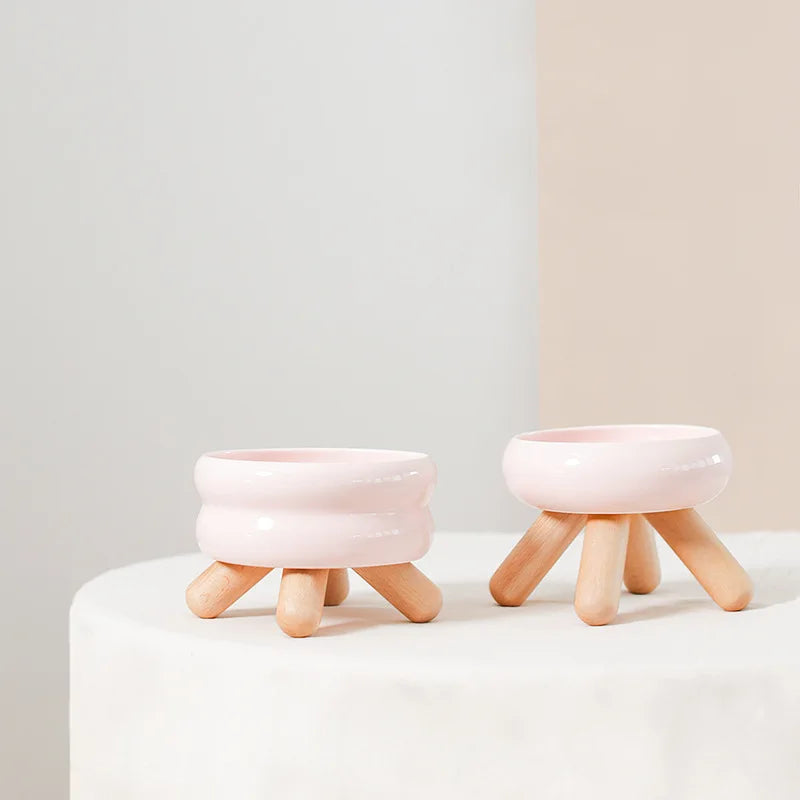 デザイン・レイズド・キャットボウル - コンフォート＆ナチュラル・エレガンス