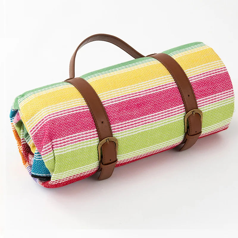 Pătură de Picnic Impermeabilă Pliabilă – Model Clasic Cu Carouri 