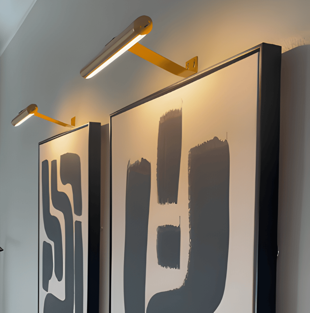 Langaton USB-ladattava LED-seinävalaisin - täysi kierto ja kätevä lataus