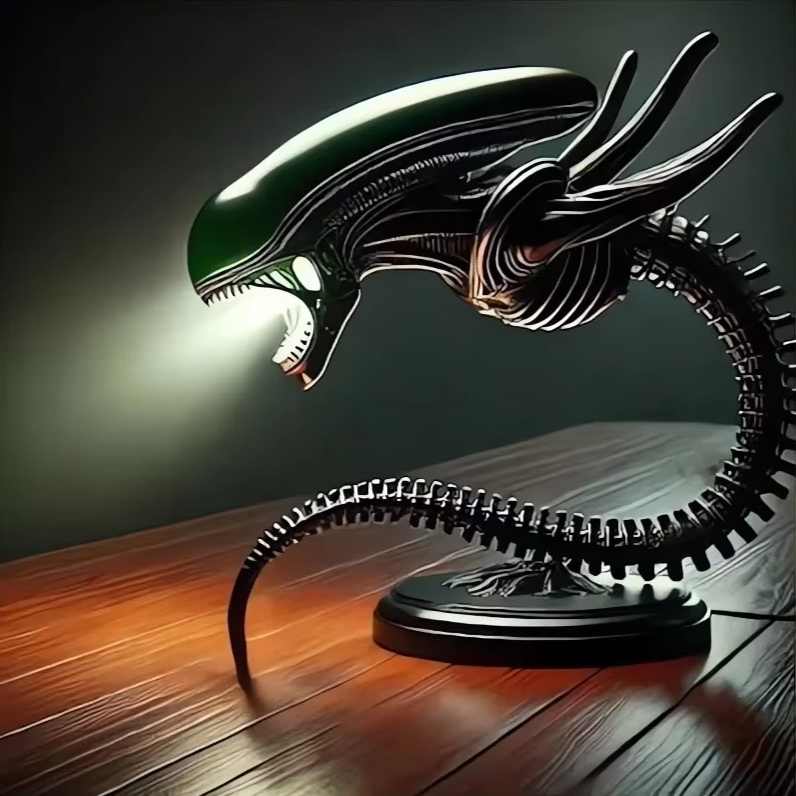 Schreibtischlampe LED — Inspiration Xenomorph 