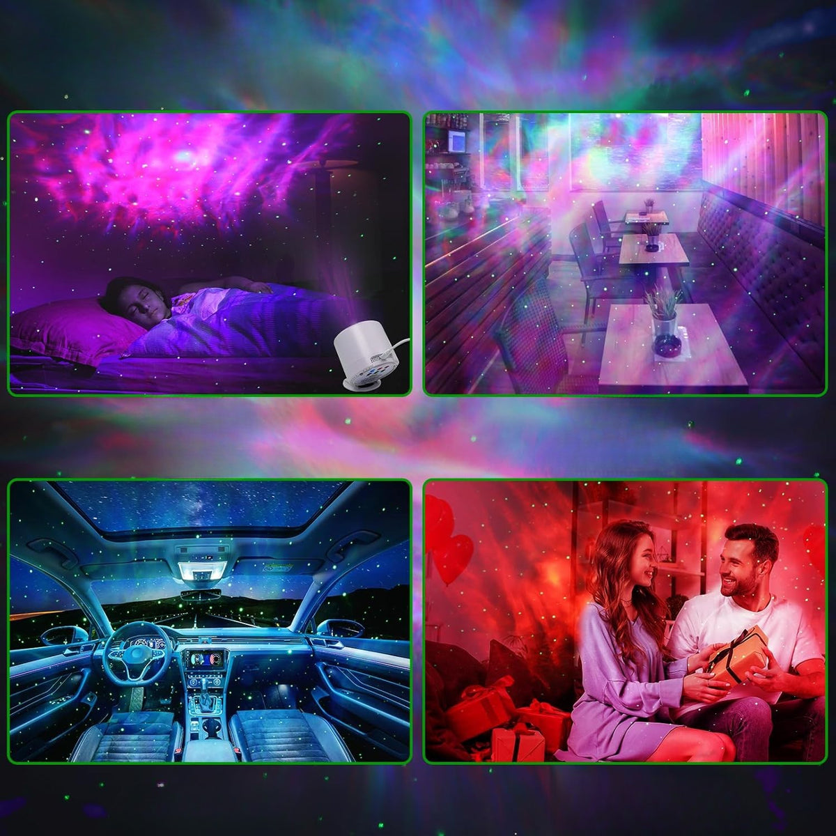 Projektor LED – Relaksująca Galaktyczna Atmosfera 