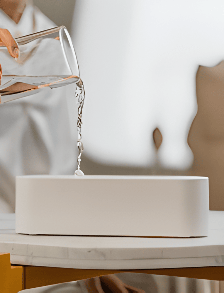 USB Aroma Diffuser med mångfärgad LED-belysning - avslappnande atmosfär och lätt dimma