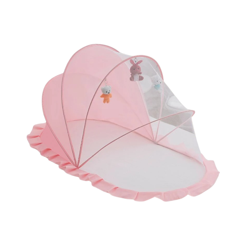 Sammenleggbart myggnett for babyer - insekt- og pustesperre