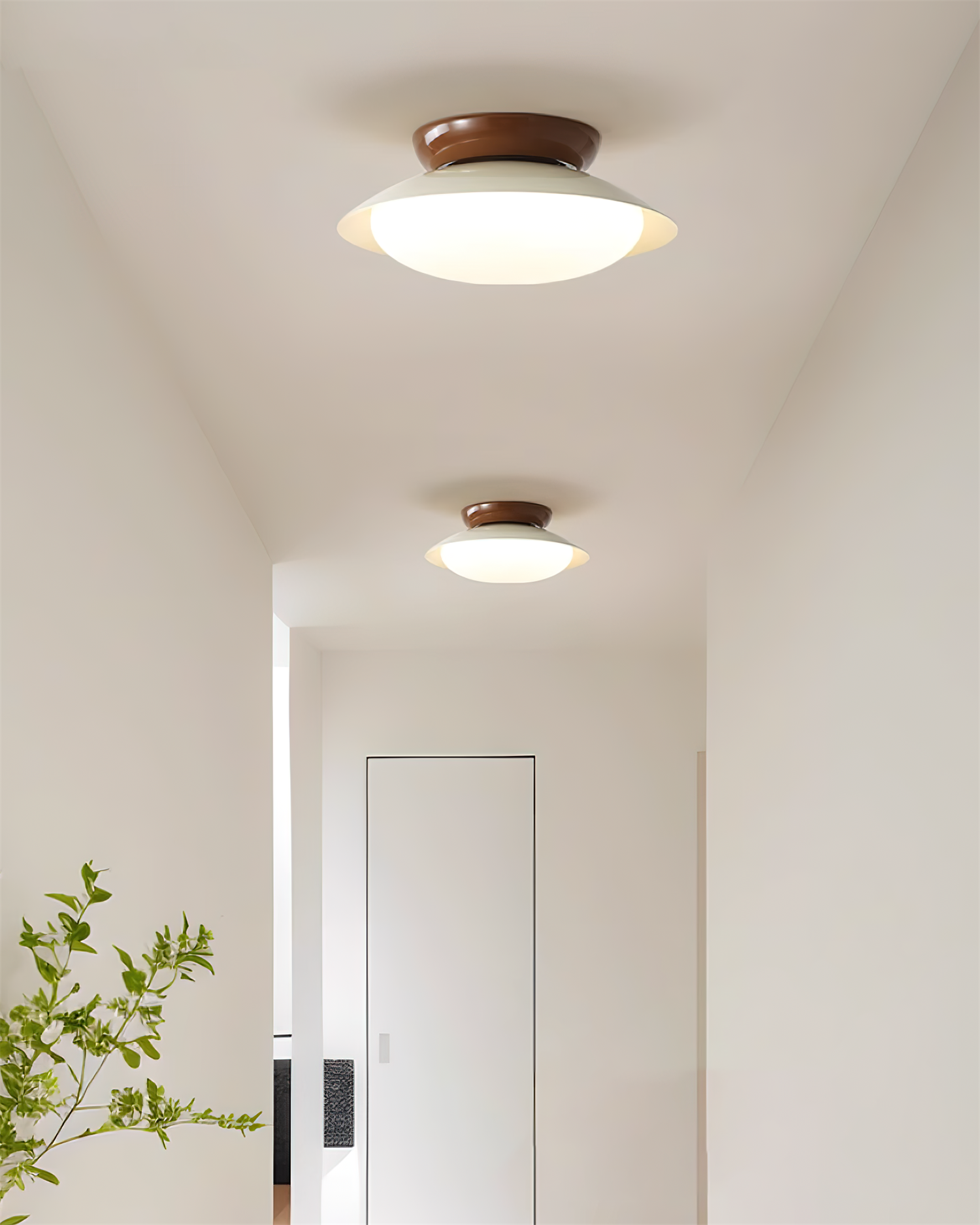 LED Ronde Plafondlamp - Natuurlijke Gloed & Discrete Elegantie