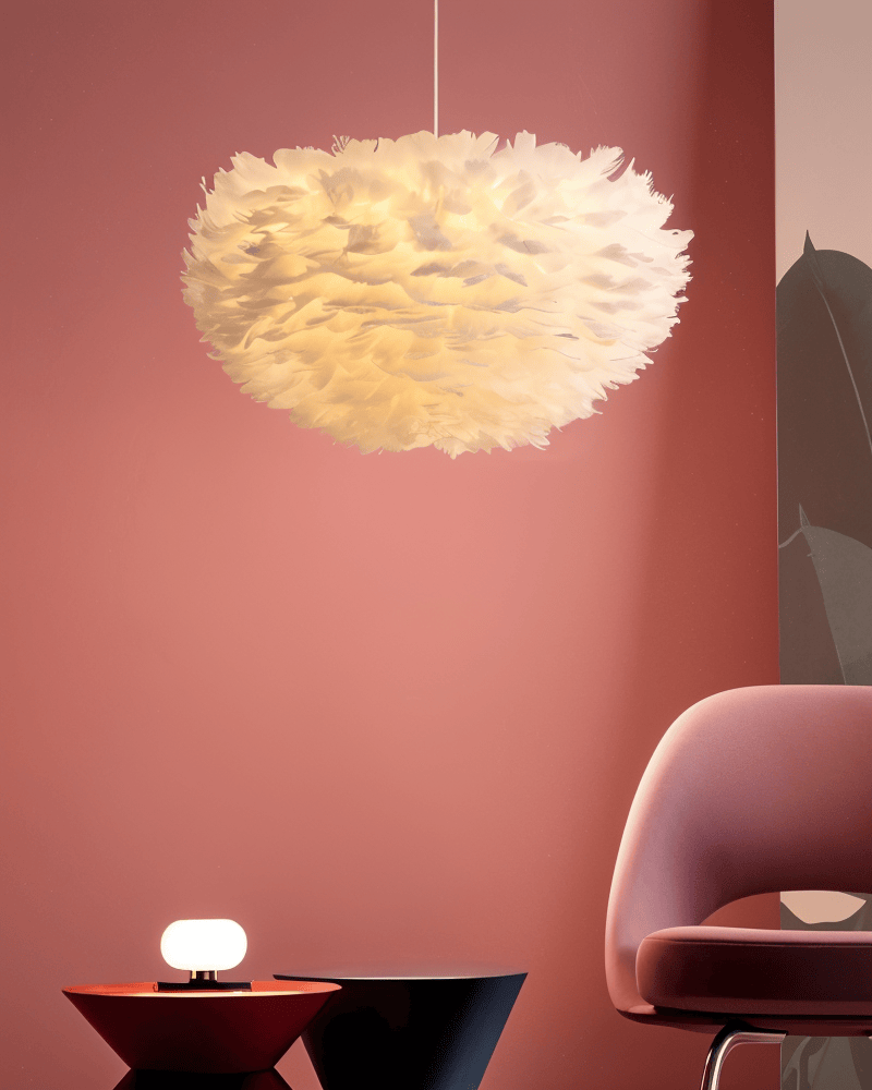 Κρεμαστό φωτιστικό Plumes - Απαλός φωτισμός & εκλεπτυσμένο στυλ