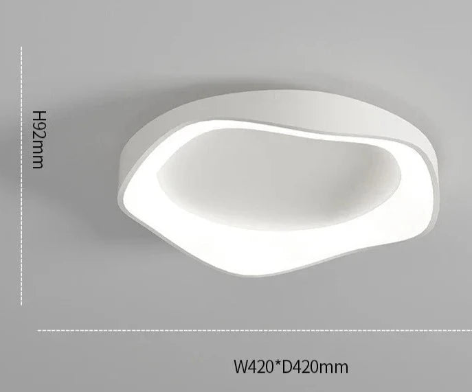 Asymmetrische LED Plafondlamp – Trendy en Elegant 