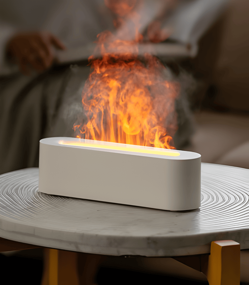 USB Aroma Diffuser med mångfärgad LED-belysning - avslappnande atmosfär och lätt dimma