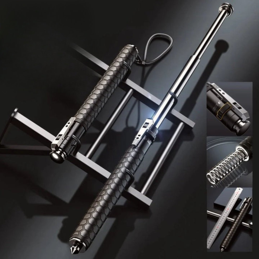 מקל טיולים מתקפל – תאורה ויציבות 