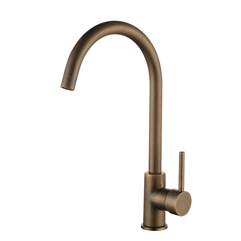 Elegantní kuchyňský kohoutek – starožitný bronz a rafinovaný design 