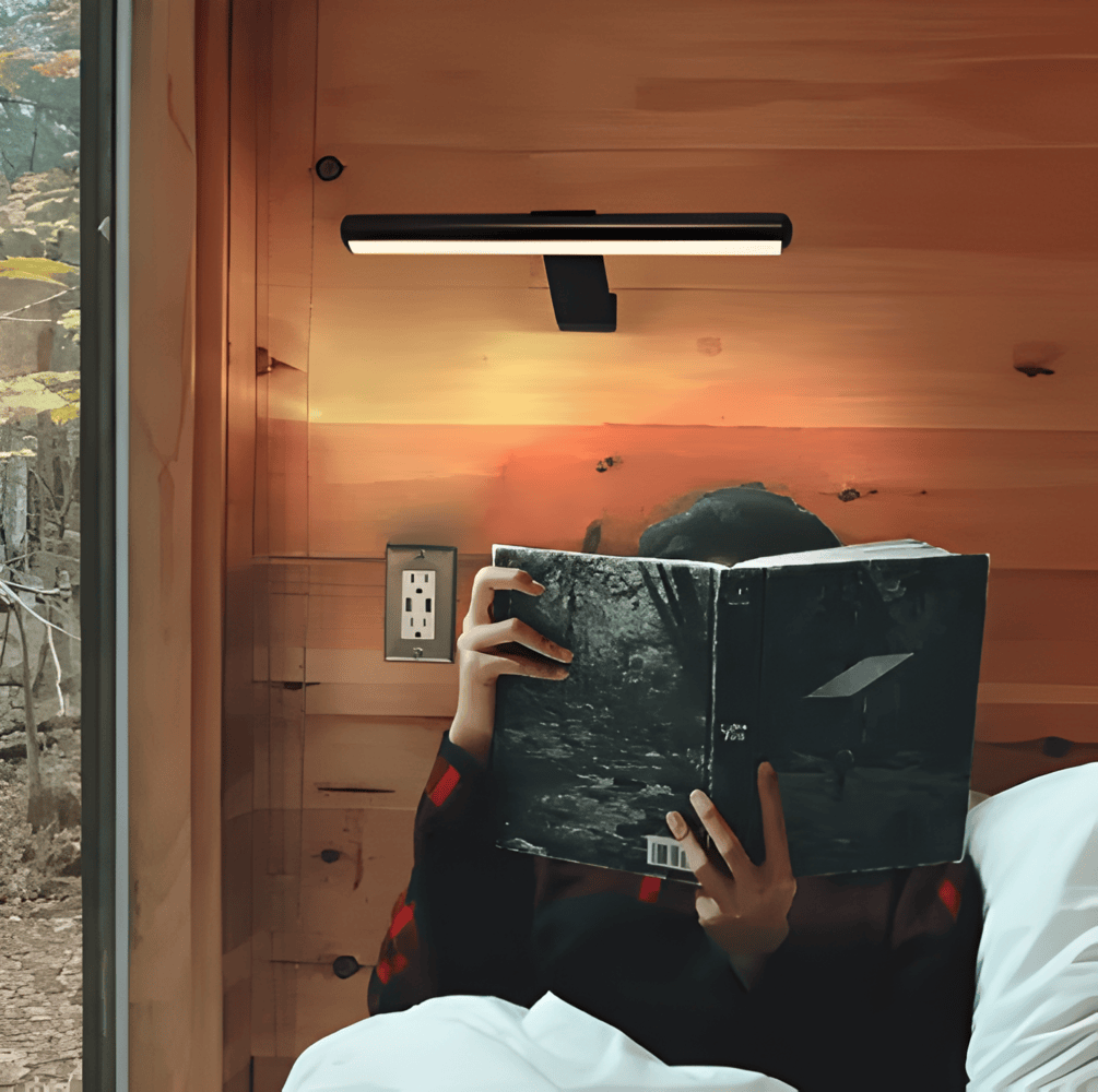 Langaton USB-ladattava LED-seinävalaisin - täysi kierto ja kätevä lataus