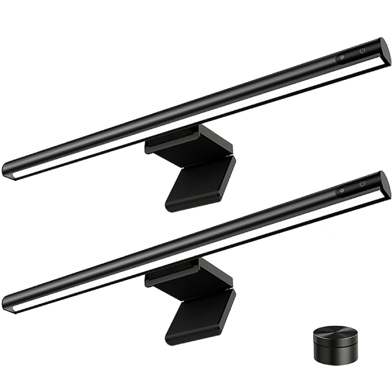 LED-Schreibtischlampe - Kabelloses Licht für Bildschirm 