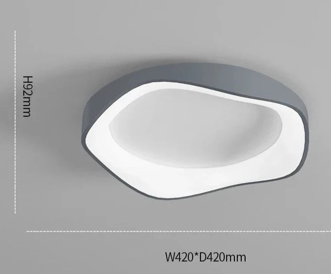 Asymmetrische LED Plafondlamp – Trendy en Elegant 